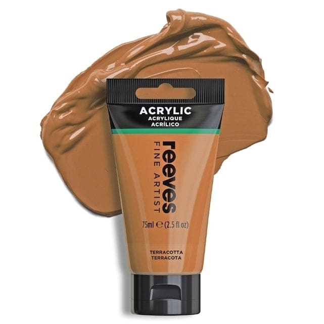 REEVES ACRYLICS REEVES ACRYLICS RVS Artists' Acrylic 75ml - Terracotta