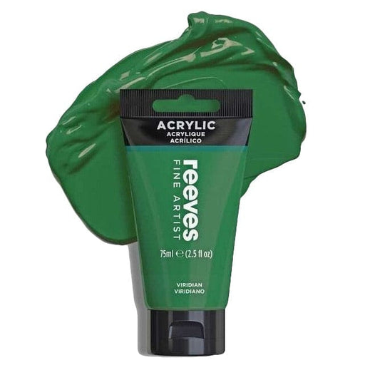 REEVES ACRYLICS REEVES ACRYLICS RVS Artists' Acrylic 75ml - Viridian