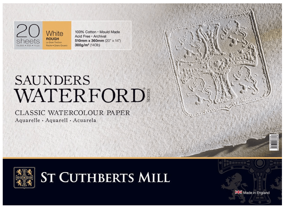 SAUNDERS SAUNDERS Rough / 36x51cm Saunders Waterford 300gsm Watercolour Blocks