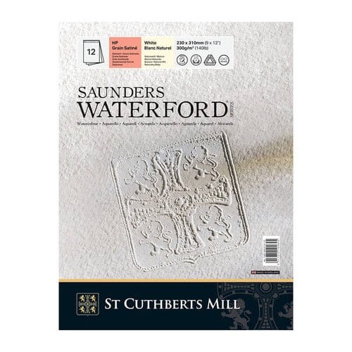 SAUNDERS SAUNDERS 23x31cm / Hot Press Saunders Waterford 300gsm Watercolour Pads