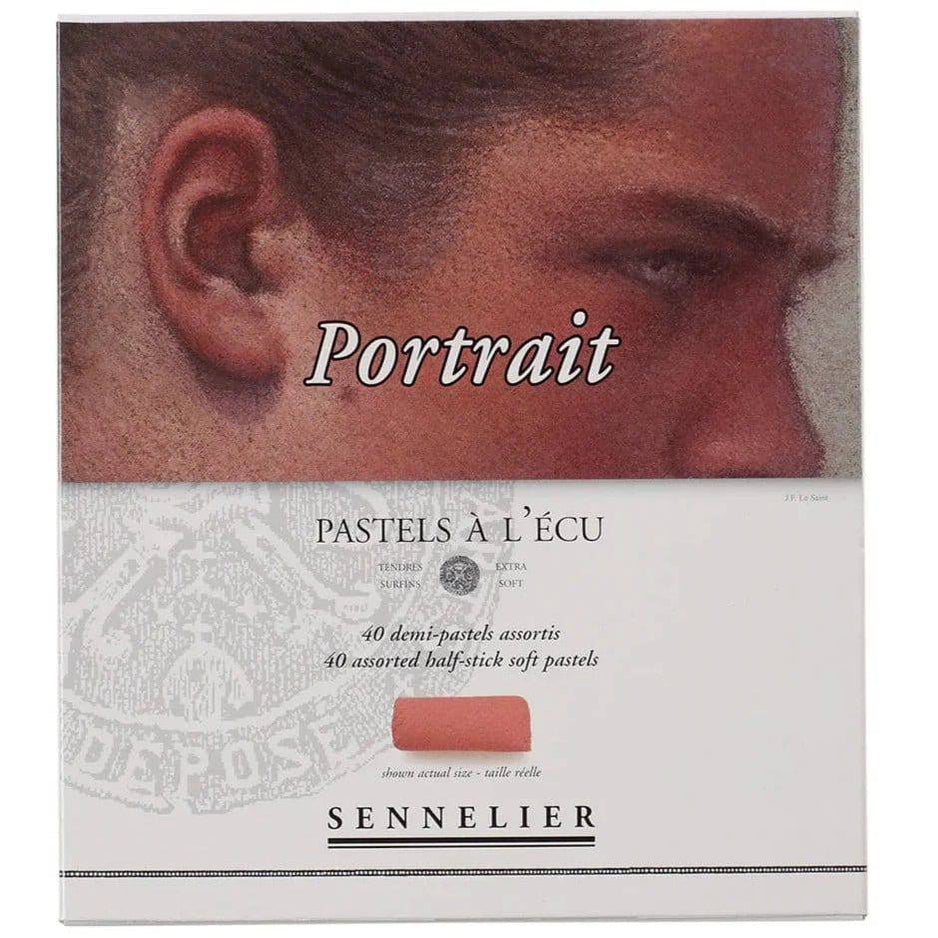 Sennelier 40-Piece Portrait Soft Pastel Set - Complete Range of Soft ...