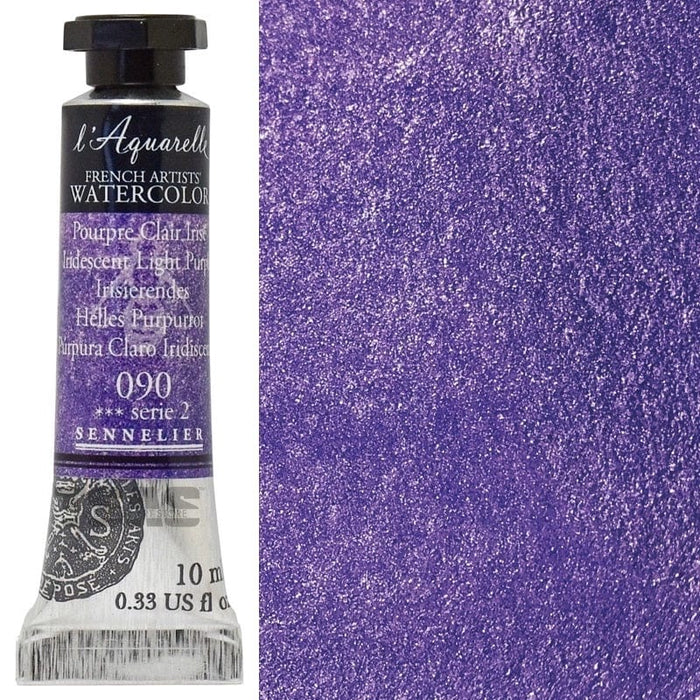 SENNELIER WATERCOLOURS SENNELIER WATERCOLOURS Sennelier Artist Watercolour 090 Iridescent Light Purple 10ml