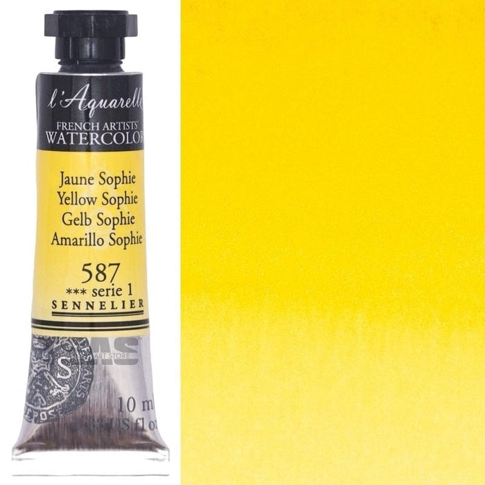 SENNELIER WATERCOLOURS SENNELIER WATERCOLOURS Sennelier Artist Watercolour 587 Yellow Sophie 10ml