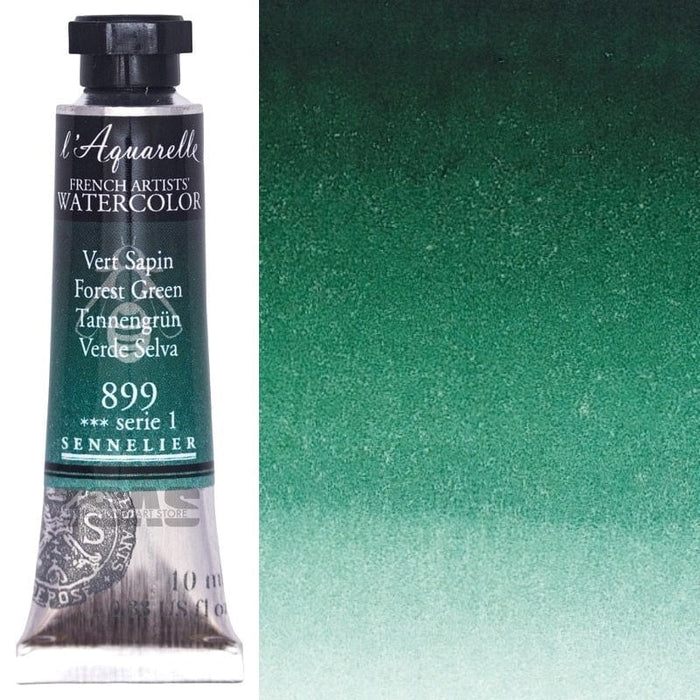 SENNELIER WATERCOLOURS SENNELIER WATERCOLOURS Sennelier Artist Watercolour 899 Forest Green 10ml