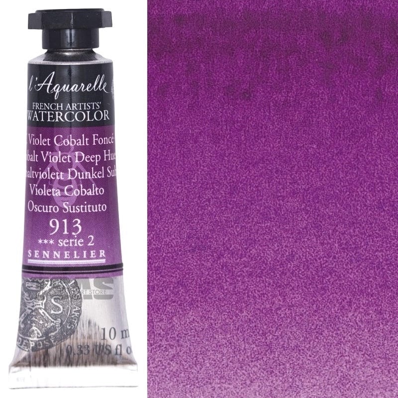 Pastel Sec Sennelier écu Pastel Sec Sennelier Violet Bleu 284 - Soluble à L'eau Pastel à L'écu Sennelier