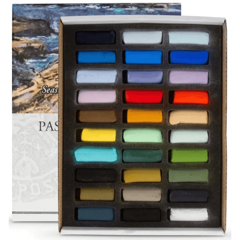 Set Pastelli A Olio Sennelier Half Stick - 30 Colori Tono Paesaggio, Alta Pigmentazione