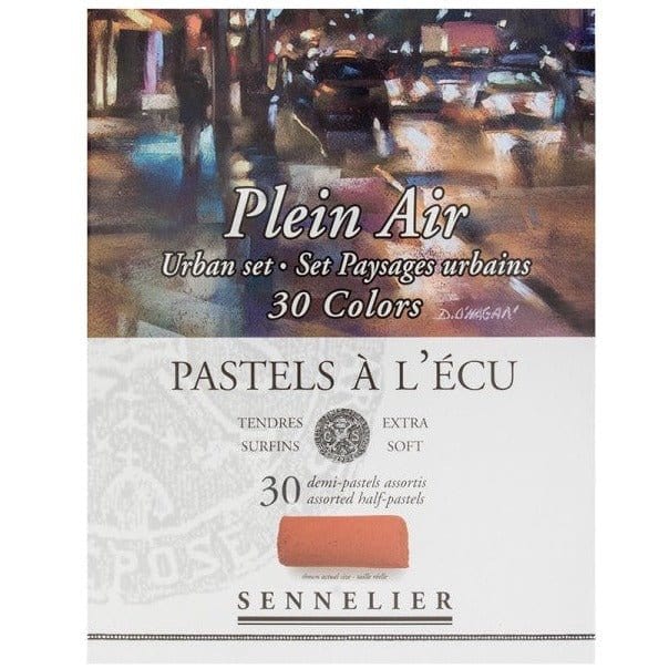 SENNELIER SOFT PASTELS SENNELIER Sennelier Half Soft Pastel Set of 30 Plain Air Urban