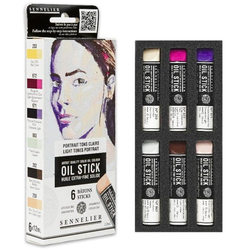 SENNELIER OIL STICKS SENNELIER Sennelier Mini Oil Stick Set Portrait Light Tones