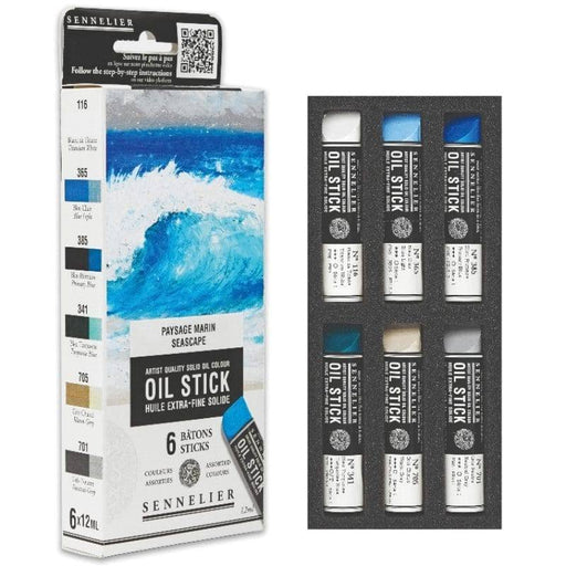 SENNELIER OIL STICKS SENNELIER Sennelier Mini Oil Stick Set Seascape