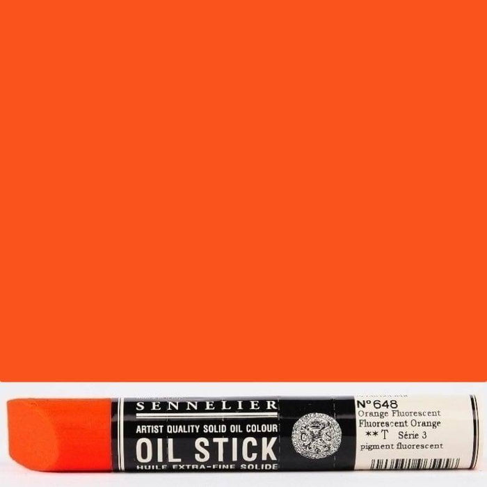 SENNELIER OIL STICKS SENNELIER Sennelier Neon Orange Oil Stick 38ml No.648