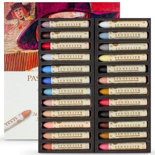 SENNELIER OIL PASTELS SENNELIER Sennelier Oil Pastel Set 24 Assorted Portrait