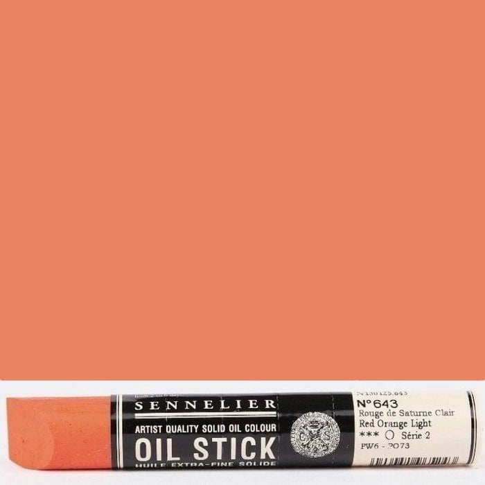 SENNELIER OIL STICKS SENNELIER Sennelier Oil Stick: Red Orange Light 38ml