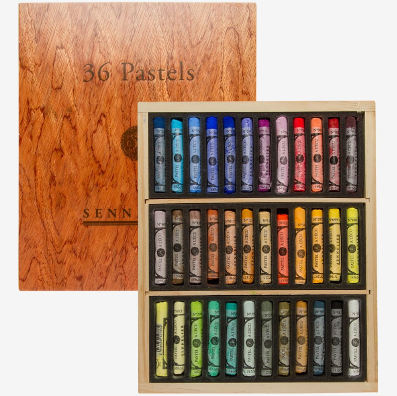 SENNELIER Soft Pastel 32本セット Buy Sennelier Soft Pastel Wooden Box Set of 36 | Free Shipping