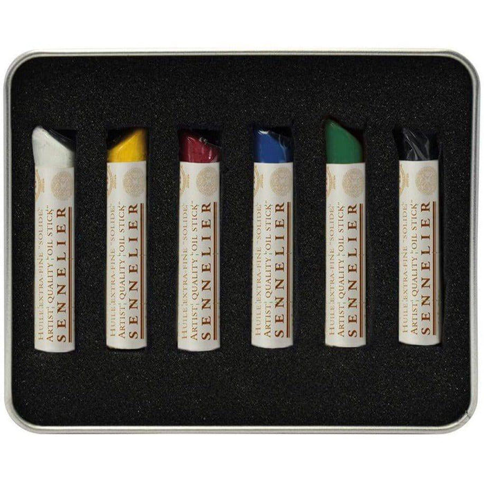 SENNELIER OIL STICKS SENNELIER Sennelier Test Pack with 6 Mini Paint Sticks