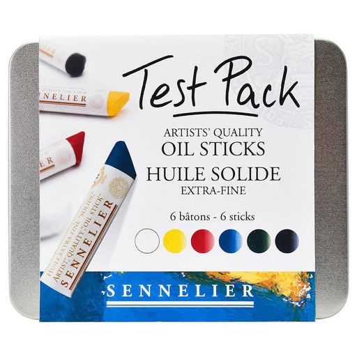 SENNELIER OIL STICKS SENNELIER Sennelier Test Pack with 6 Mini Paint Sticks