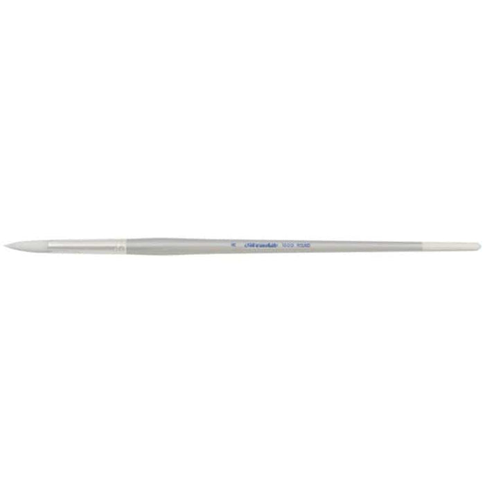 SILVER BRUSH SILVER BRUSH Silver Brush 1500 Silverwhite Round Synthetic Long Handle Brush