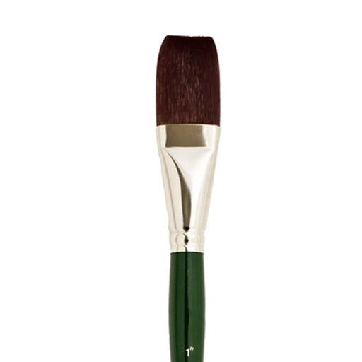 SILVER BRUSH SILVER BRUSH 1’’ (26mm x 35mm) Silver Brush 2511S Ruby Satin Synthetic Brush