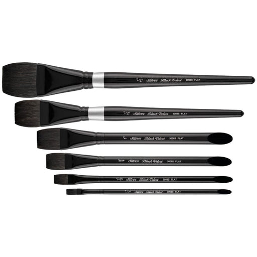 SILVER BRUSH SILVER BRUSH Silver Brush 3008S Black Velvet Watercolour Brushes