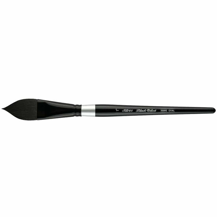 SILVER BRUSH SILVER BRUSH 1’’ (25mm x 41mm) Silver Brush 3009S Black Velvet Watercolour Brushes