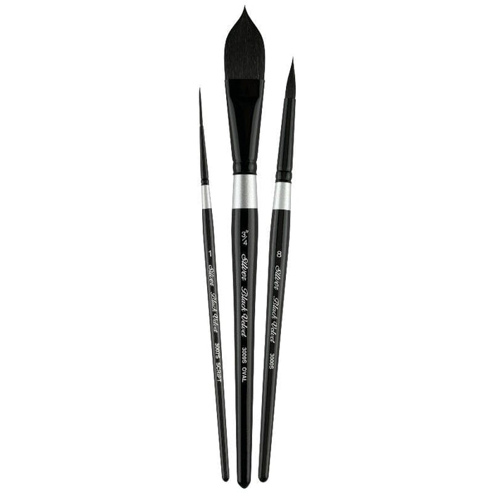 SILVER BRUSH SILVER BRUSH Silver Brush WC-3000S Black Velvet Set