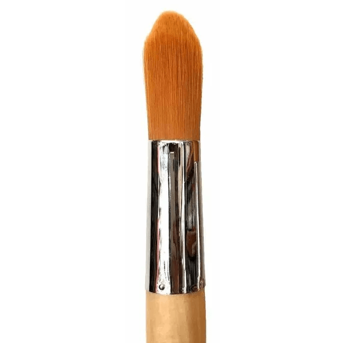 DISCONTINUED SILVER BRUSH Silver Jumbo Round Gold Taklon 8200