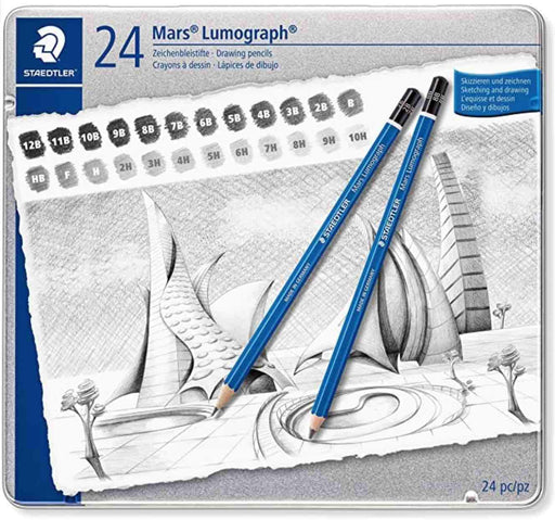 STAEDTLER STAEDTLER 24 Pencils Staedtler Lumograph Pencil Sets