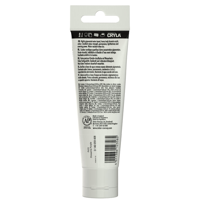 DALER ROWNEY SYSTEMS3 DALER ROWNEY 59ml Systems3 Heavy Body Arcylic Deep Violet