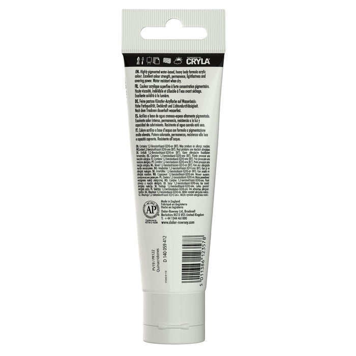 DALER ROWNEY SYSTEMS3 DALER ROWNEY 59ml Systems3 Heavy Body Arcylic Process Magenta