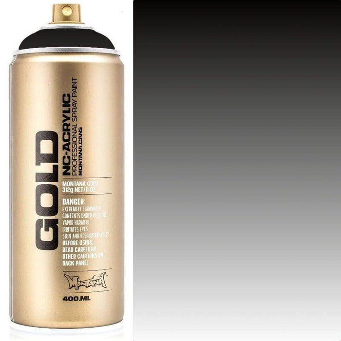 MONTANA MONTANA T9000 Montana Gold Can Transparent Black 400ml