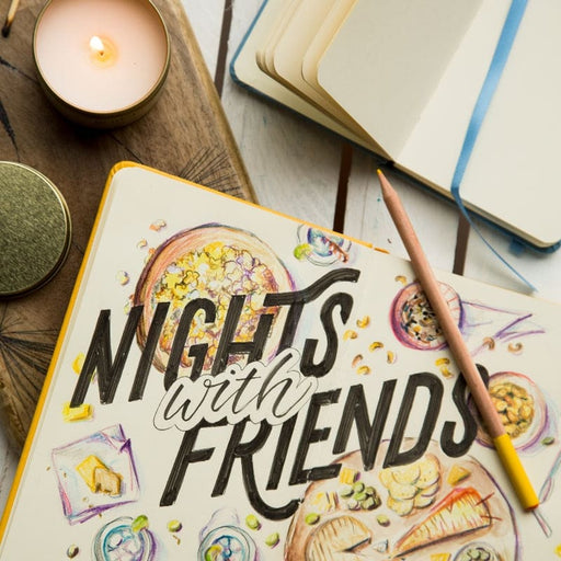 TALENS ART CREATIONS TALENS ART CREATIONS Talens Art Creations Sketch Book Black 21x14cm Landscape 140gsm