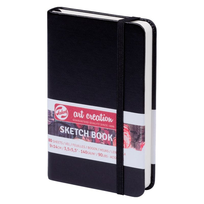 TALENS ART CREATIONS TALENS ART CREATIONS Talens Art Creations Sketch Book Black 9x14cm 140gsm