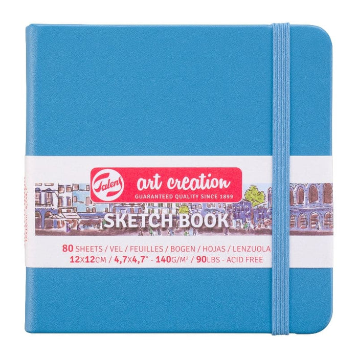 TALENS ART CREATIONS TALENS ART CREATIONS Talens Art Creations Sketch Book L.Blue 12x12cm 140gsm
