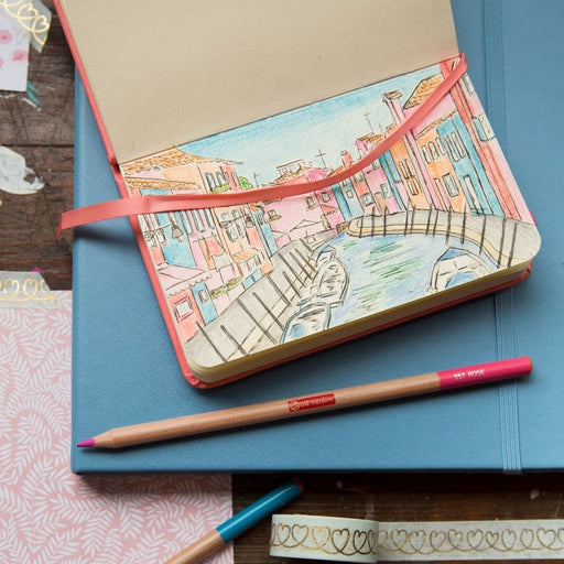 TALENS ART CREATIONS TALENS ART CREATIONS Talens Art Creations Sketch Book L.Blue 13x21cm 140gsm