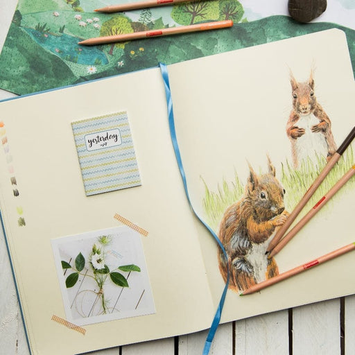 TALENS ART CREATIONS TALENS ART CREATIONS Talens Art Creations Sketch Book L.Blue 9x14cm 140gsm