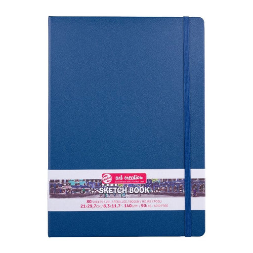 TALENS ART CREATIONS TALENS ART CREATIONS Talens Art Creations Sketch Book Navy Blue 21x30cm 140gsm