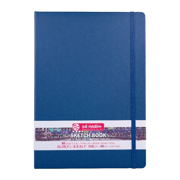 TALENS ART CREATIONS TALENS ART CREATIONS Talens Art Creations Sketch Book Navy Blue 21x30cm 140gsm