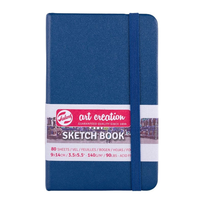 TALENS ART CREATIONS TALENS ART CREATIONS Talens Art Creations Sketch Book Navy Blue 9x14cm 140gsm