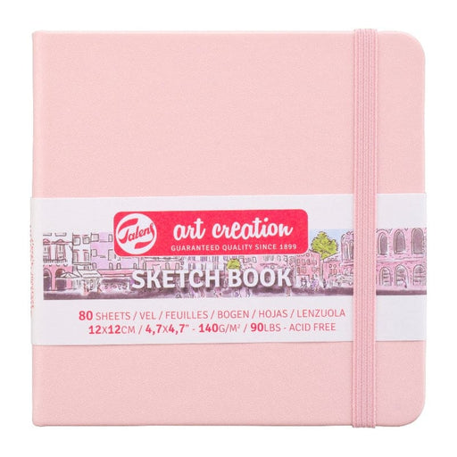 TALENS ART CREATIONS TALENS ART CREATIONS Talens Art Creations Sketch Book P.Pink 12x12cm 140gsm