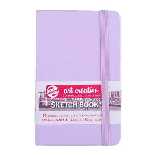TALENS ART CREATIONS TALENS ART CREATIONS Talens Art Creations Sketch Book Pastel Violet 9x14cm 140gsm