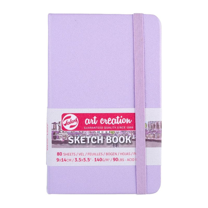 TALENS ART CREATIONS TALENS ART CREATIONS Talens Art Creations Sketch Book Pastel Violet 9x14cm 140gsm