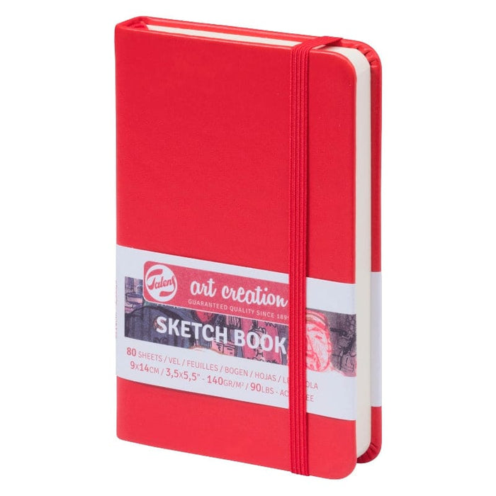 NEW NEW Talens Art Creations Sketch Book Red 9x14 140gsm