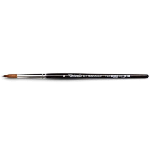 TINTORETTO TINTORETTO Tintoretto 334 Round Brush Kolinsky Sable Hair Short Handle