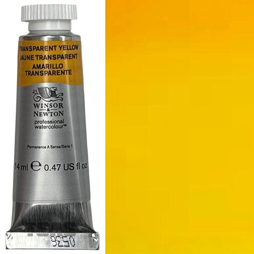 WINSOR & NEWTON WATERCOLOURS WINSOR & NEWTON WATERCOLOURS Transparent Yellow 14ml W&N Watercolour