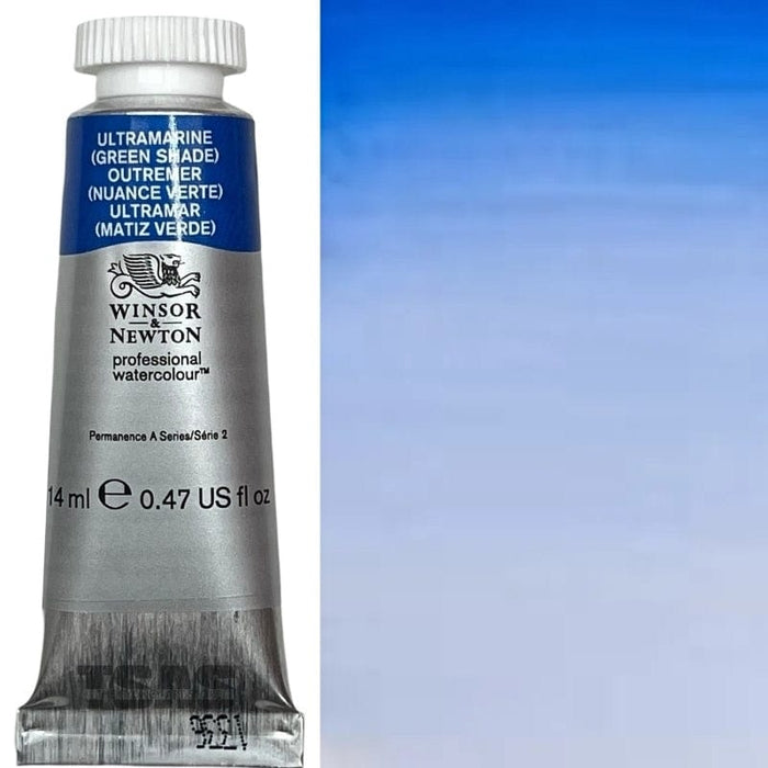 WINSOR & NEWTON WATERCOLOURS WINSOR & NEWTON WATERCOLOURS Ultramarine (Green Shade) 14ml W&N Watercolour