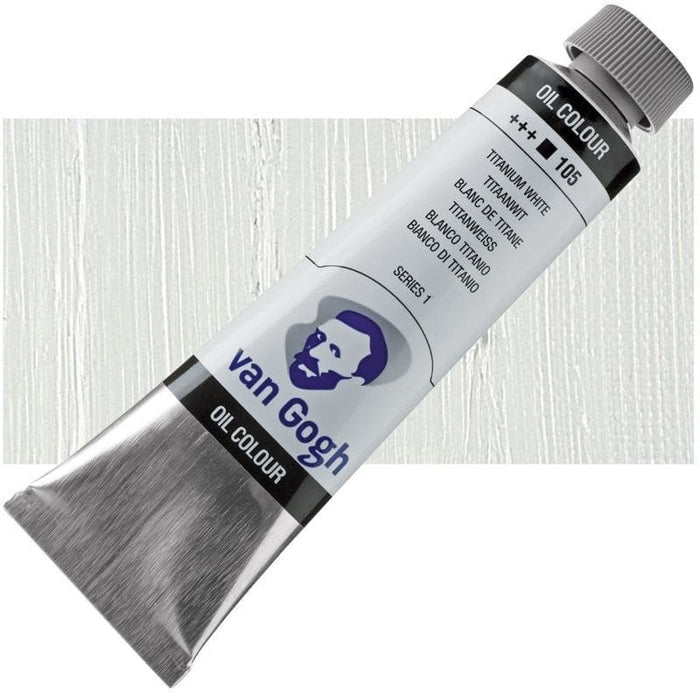 VAN GOGH OILS VAN GOGH 105 - Titanium White S1 Van Gogh Oil Paint 40ml