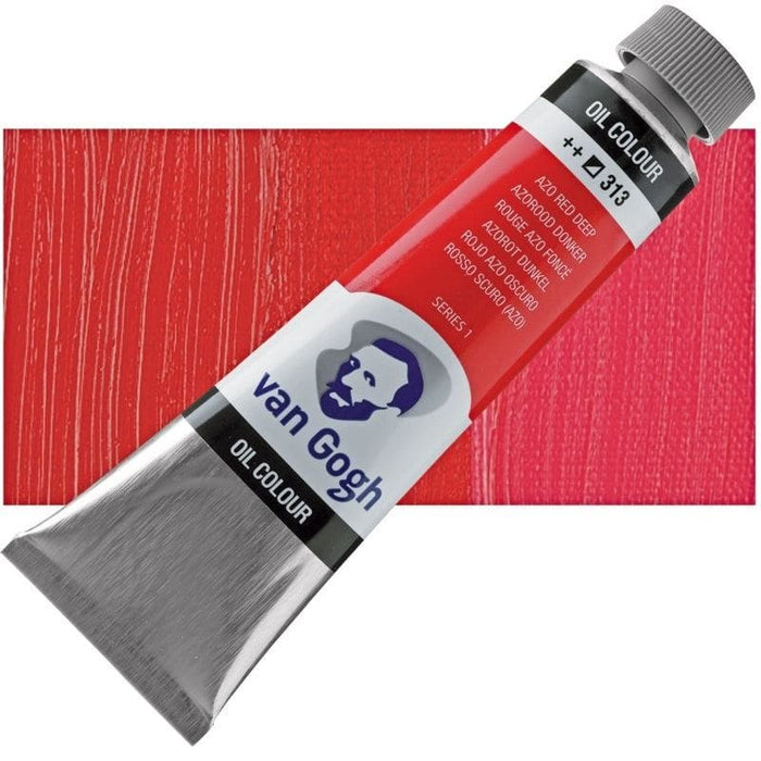 VAN GOGH OILS VAN GOGH 313 - Azo Red Deep S1 Van Gogh Oil Paint 40ml