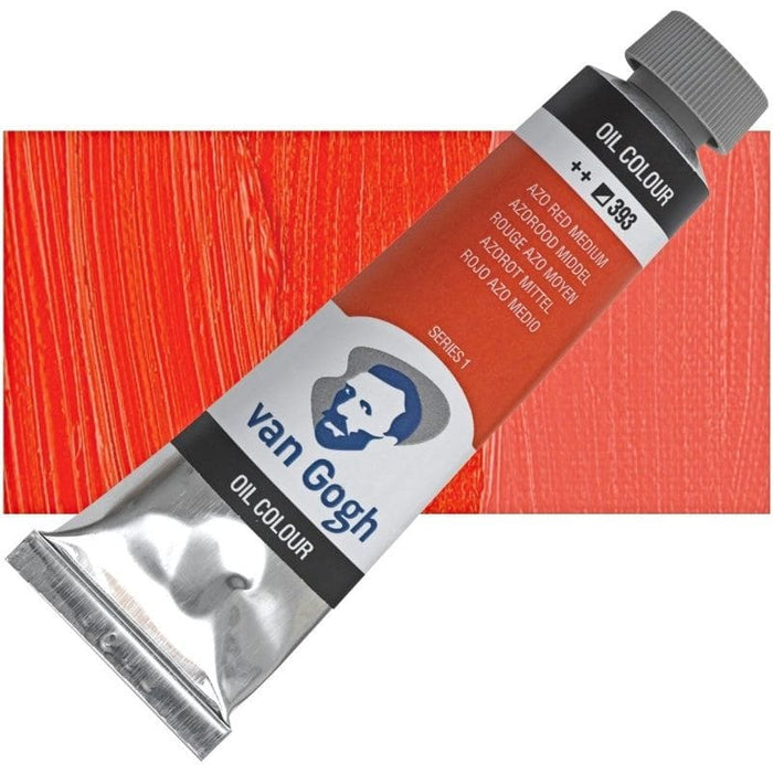 VAN GOGH OILS VAN GOGH 393 - Azo Red Medium S1 Van Gogh Oil Paint 40ml