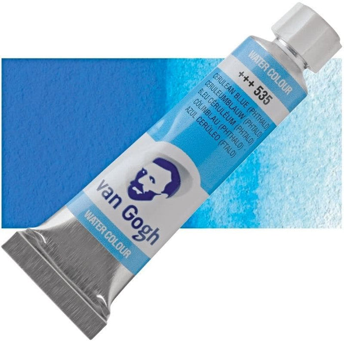 VAN GOGH WATERCOLOURS VAN GOGH WATERCOLOURS 535 - Cerulean Blue Phthalo Van Gogh Watercolour 10ml