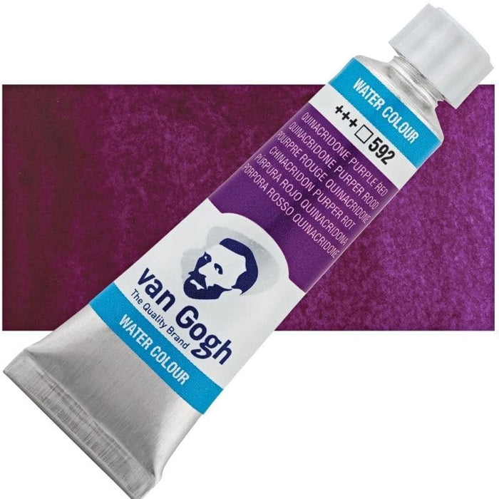 VAN GOGH WATERCOLOURS VAN GOGH WATERCOLOURS 592 - Quinapurple Red Van Gogh Watercolour 10ml