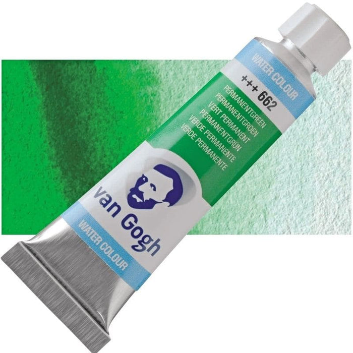 VAN GOGH WATERCOLOURS VAN GOGH WATERCOLOURS 662 - Permanent Green Van Gogh Watercolour 10ml